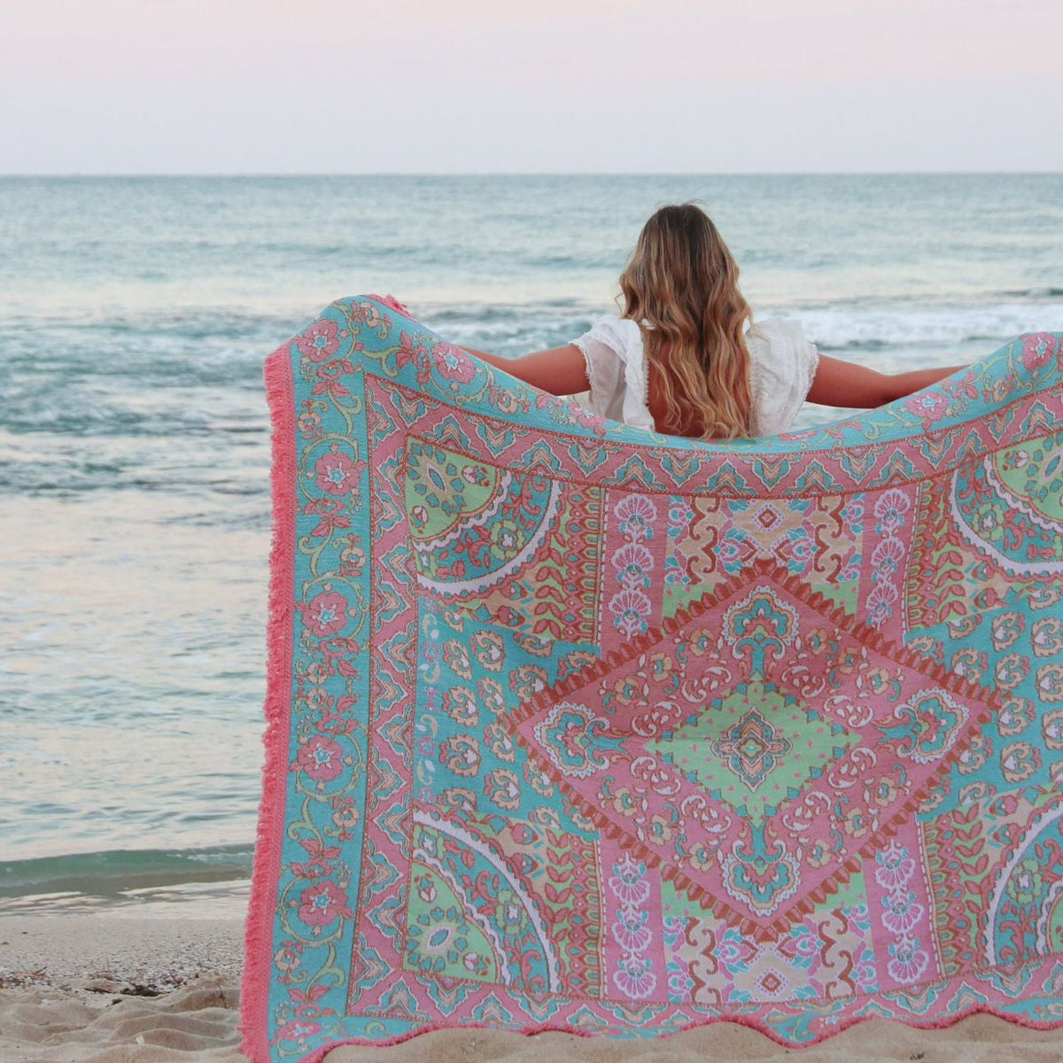 Beach Mats Australia | Large Boho Beach Blanket & Woven Beach Rugs – ISLA