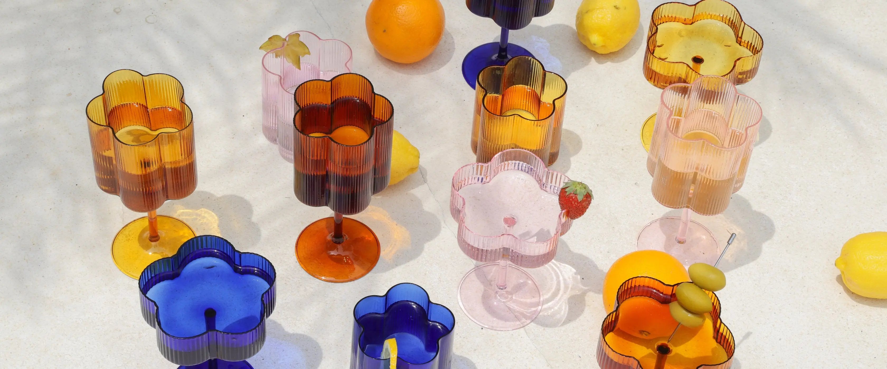 Colourful Glassware