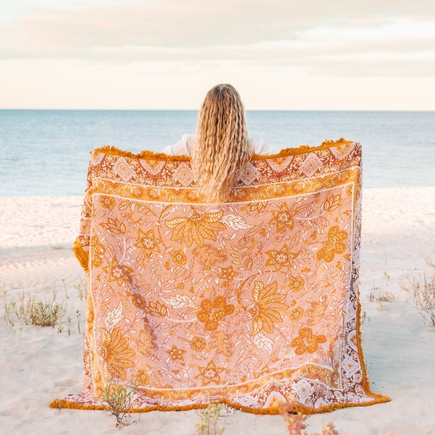 Large beach rug sale