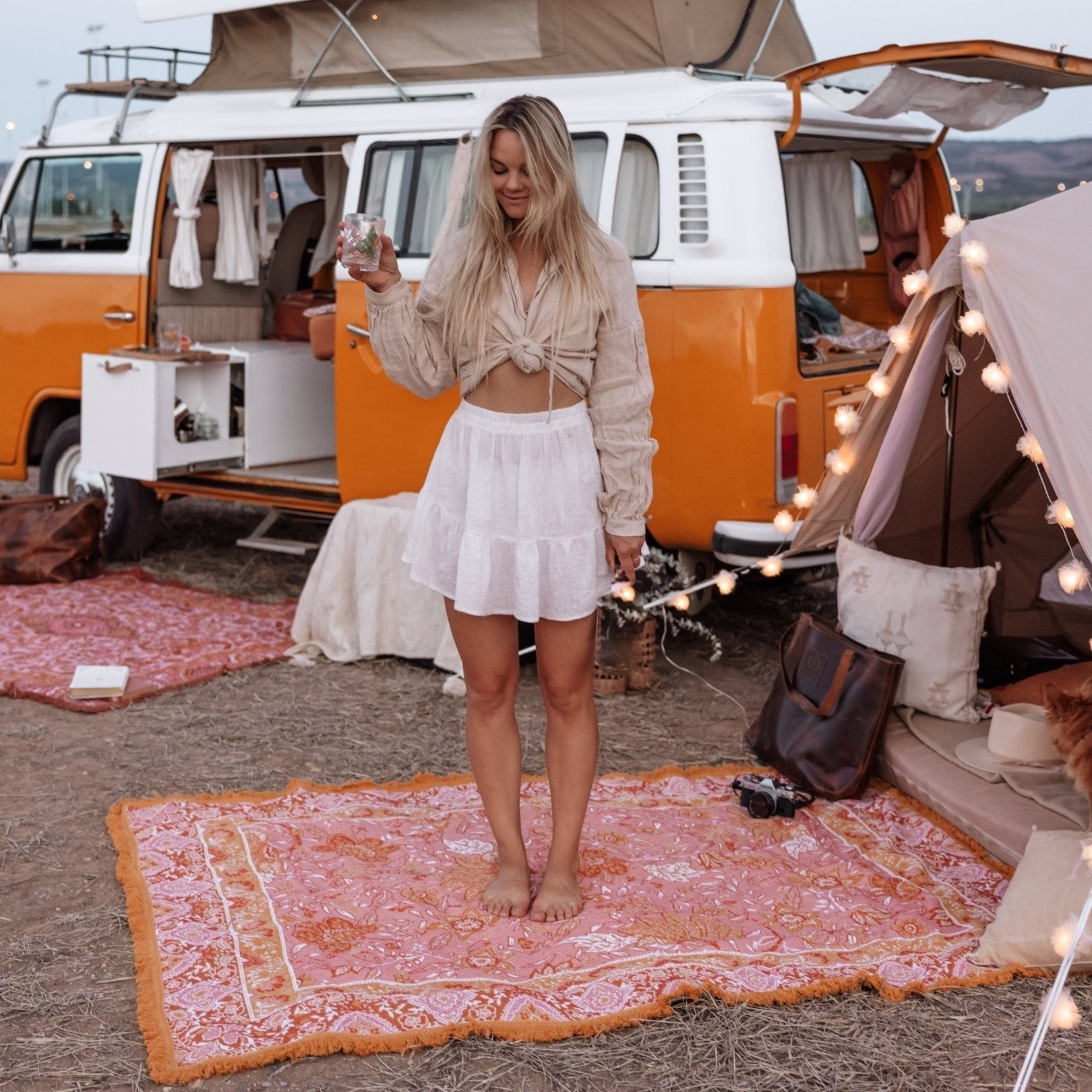 Del Sol Woven Picnic Rug