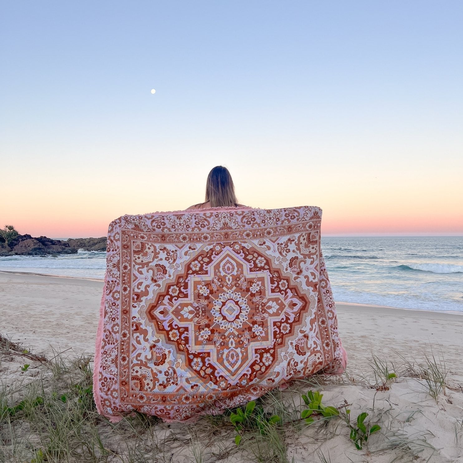 Desert Rose Bohemian Picnic Rug Boho Style – ISLA Label Australia