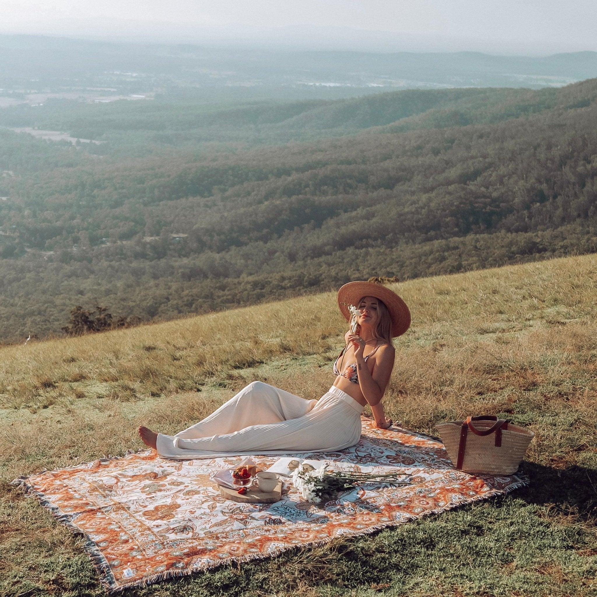 Willow Woven Picnic Mat