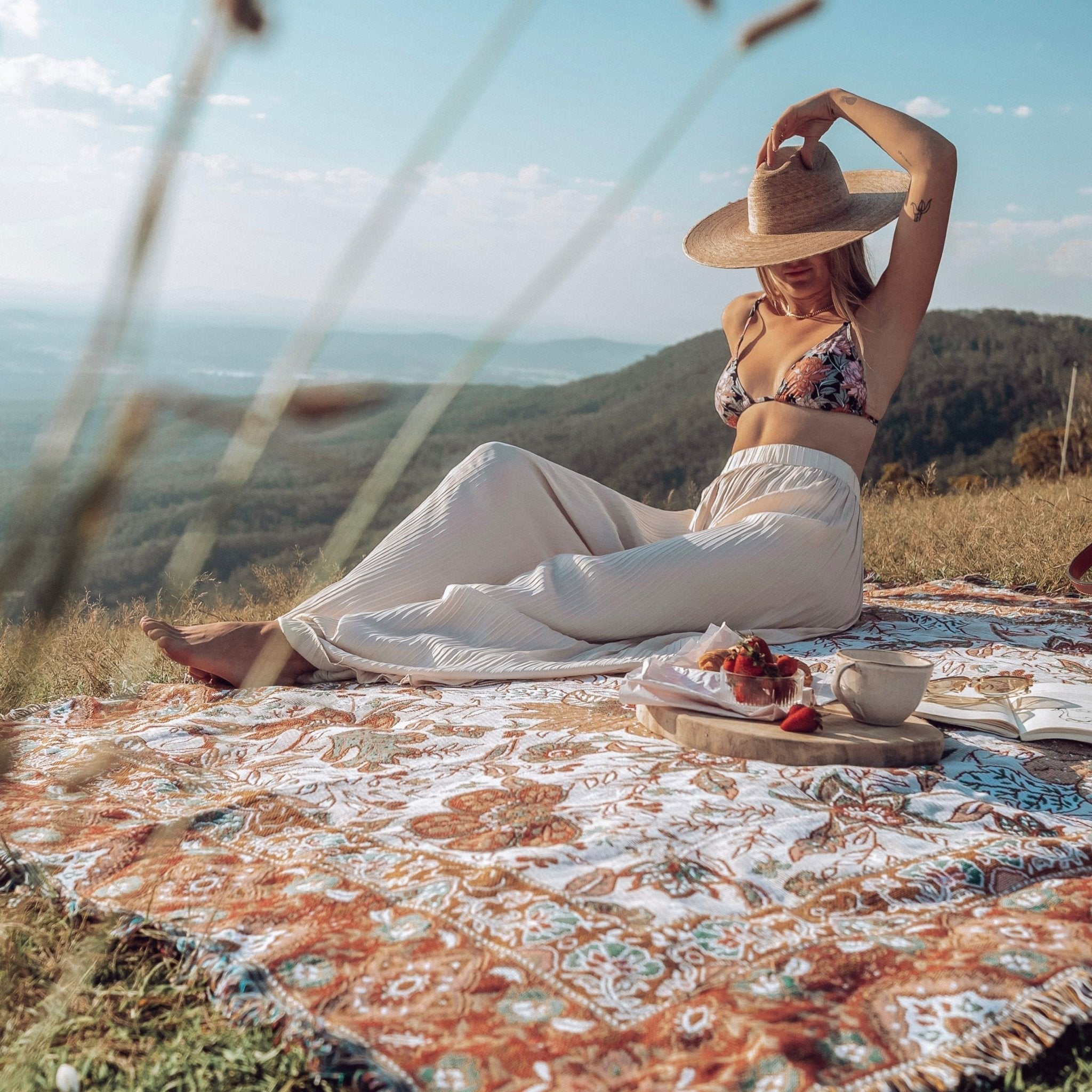 Willow Woven Picnic Mat