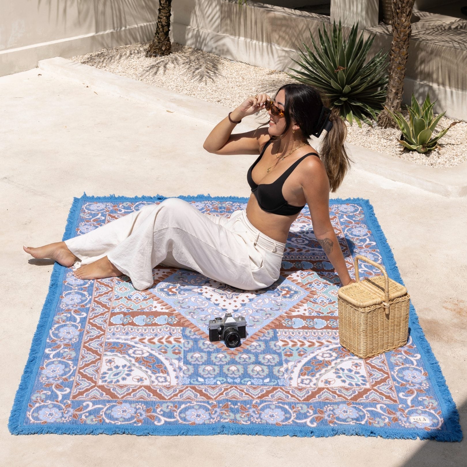 Zephyr Boho Picnic Rug